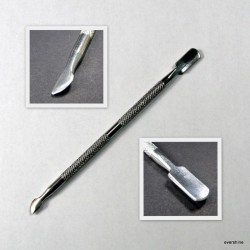 Chiureta din otel inoxidabil cu doua capete #143020 Ustensile Instrumentar unghii